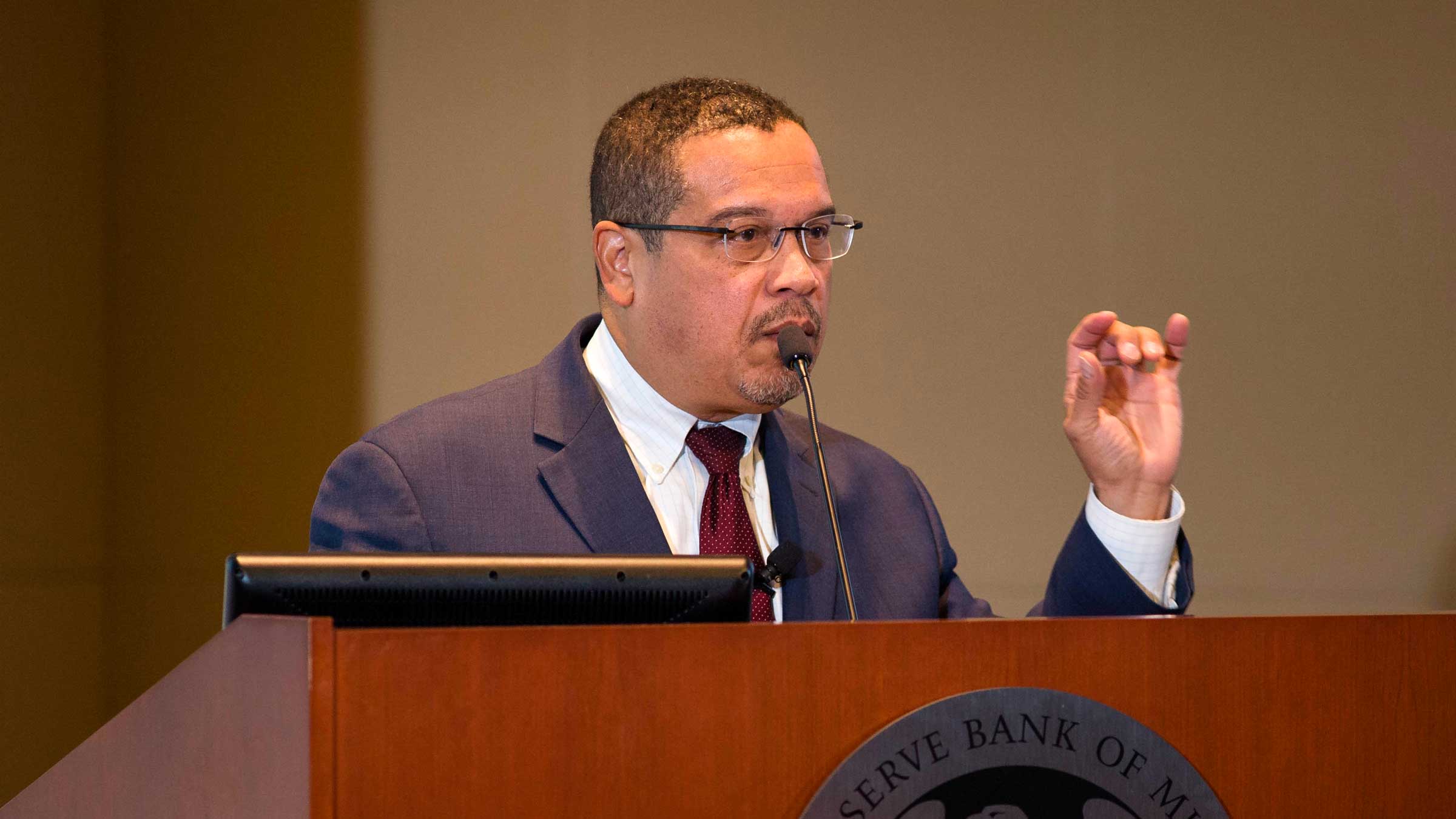 Keith Ellison speaking