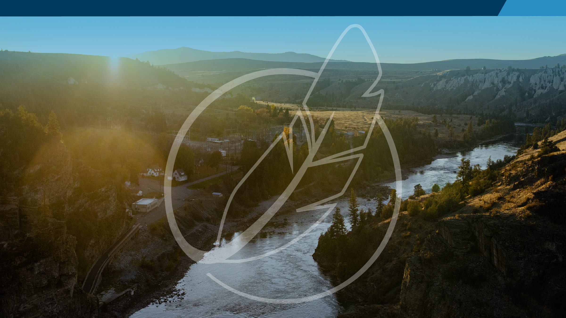 Center for Indian Country logo in front of a landscape photo