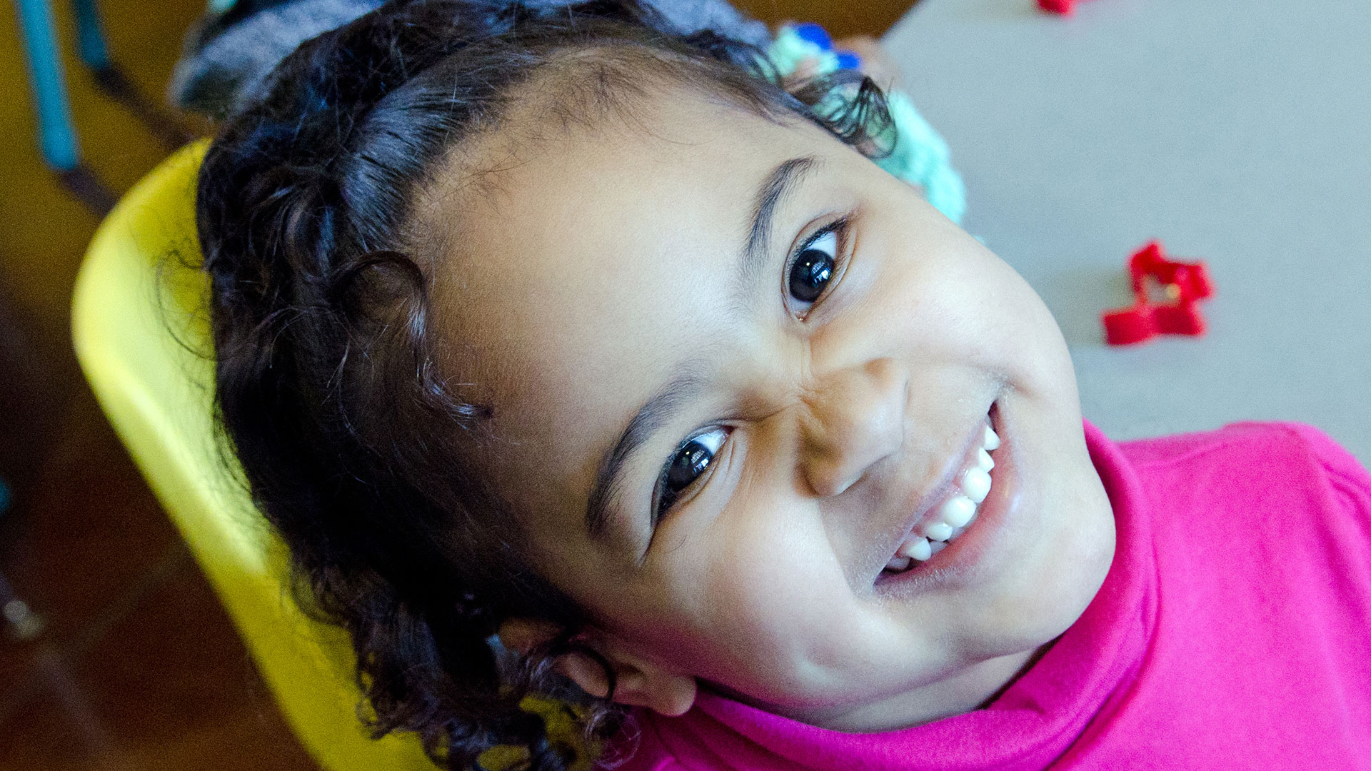 girl smiling