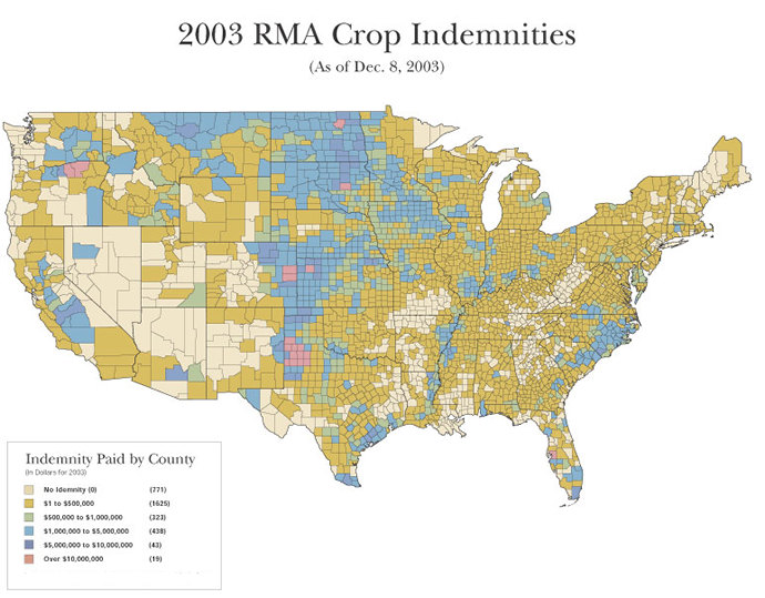 2003 RMA Crop Indemnities Federal Reserve Bank of