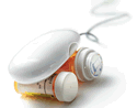 Image: Prescription bottles and computer mouse
