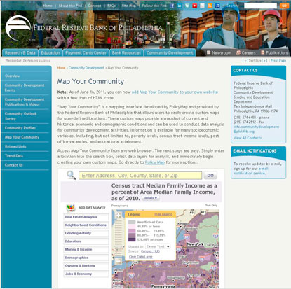 Philadelphia Fed: Map Your Community
